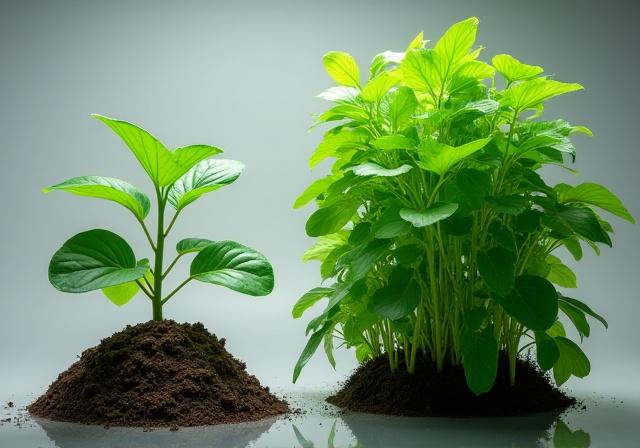 Diagram comparing soil vs hydroponic vertical systems